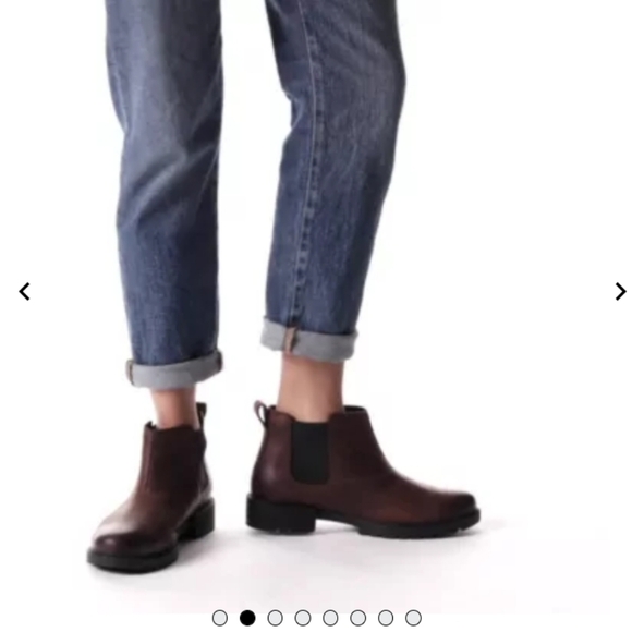 SOREL blackened brown waterproof emelie Chelsea booties - Picture 8 of 8